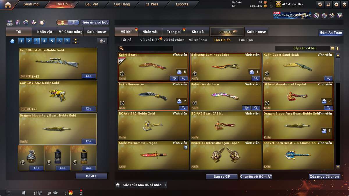 shop acc cf uy tin gia re